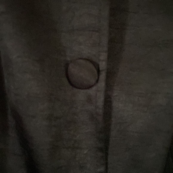 Worthington Size 12 Classic Black Belted Longline Outerwear Trenchcoat 4953 - Picture 3 of 11